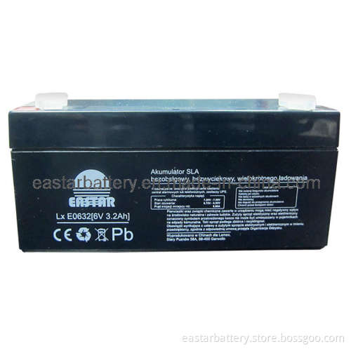Sealed Lead Acid Battery 6V4.5ah (EA6-4.5)